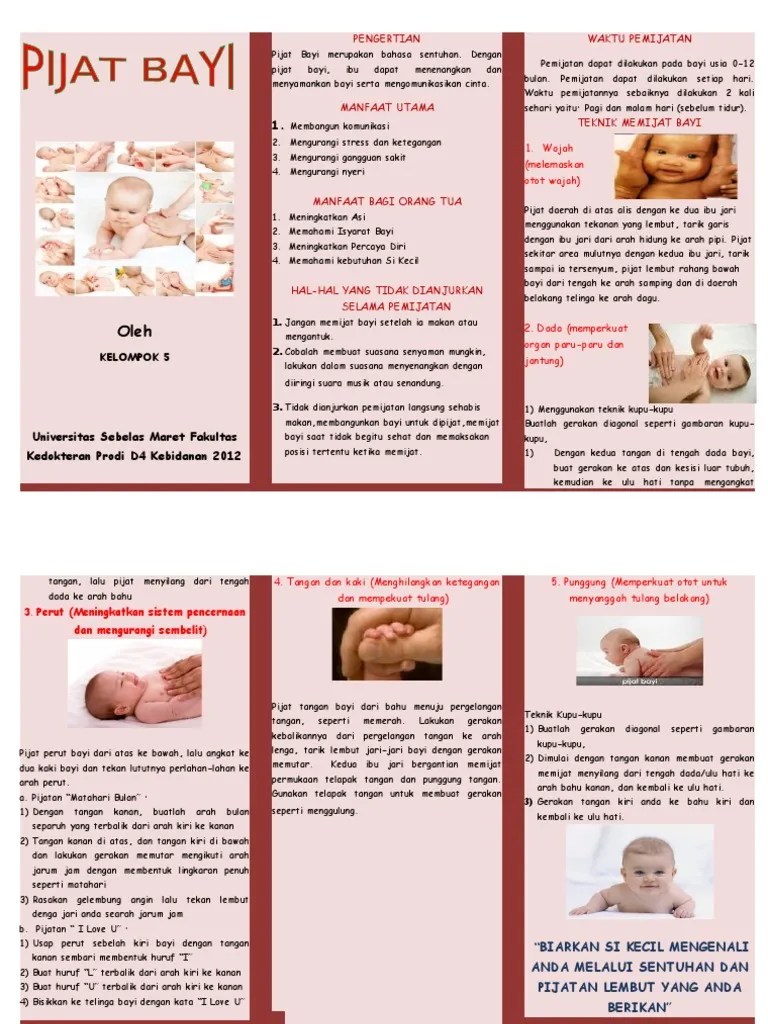 Answers to commonly asked questions about pdf files. Leaflet Pijat Bayi
