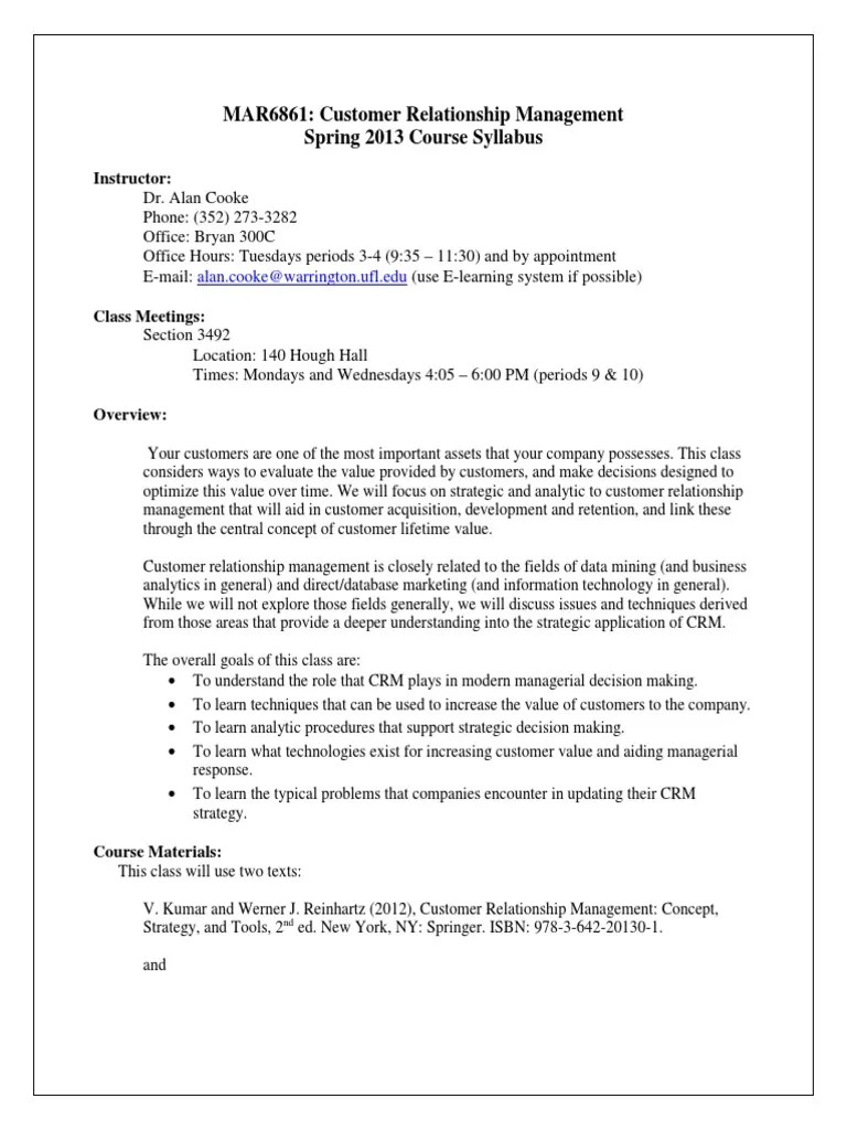 Customer Relationship Management - A Simple Guide | PDF | Customer ...