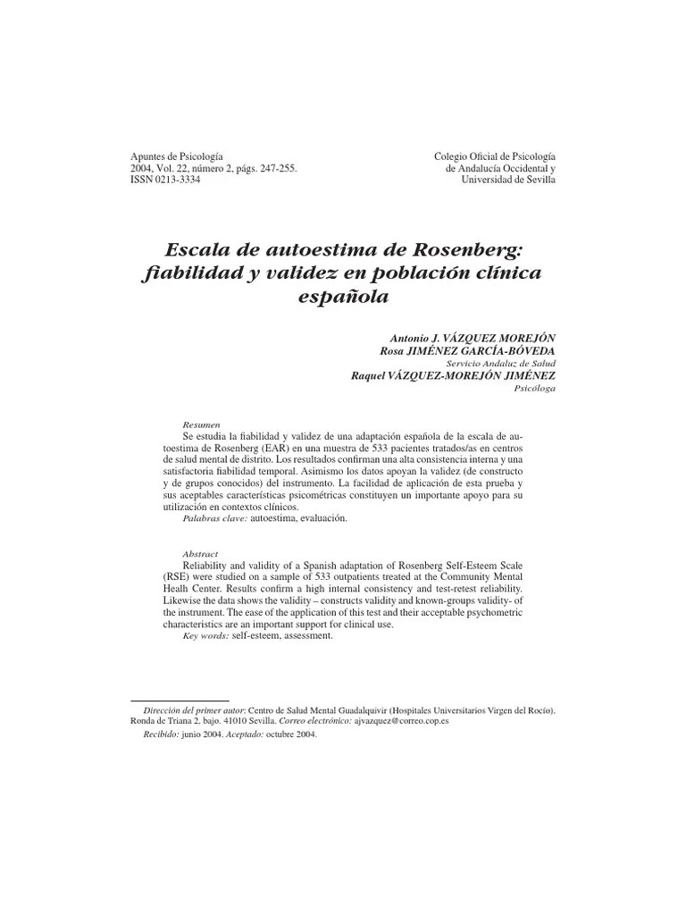 Autoestima | PDF
