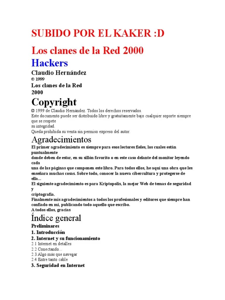 Hackers | PDF | Hacker De Seguridad | Dirección IP