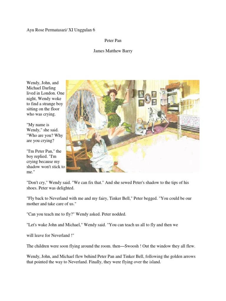 Peter Pan | PDF | Wendy Darling | Peter Pan