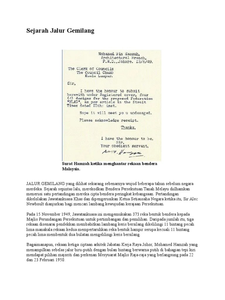 Sejarah Jalur Gemilang | PDF