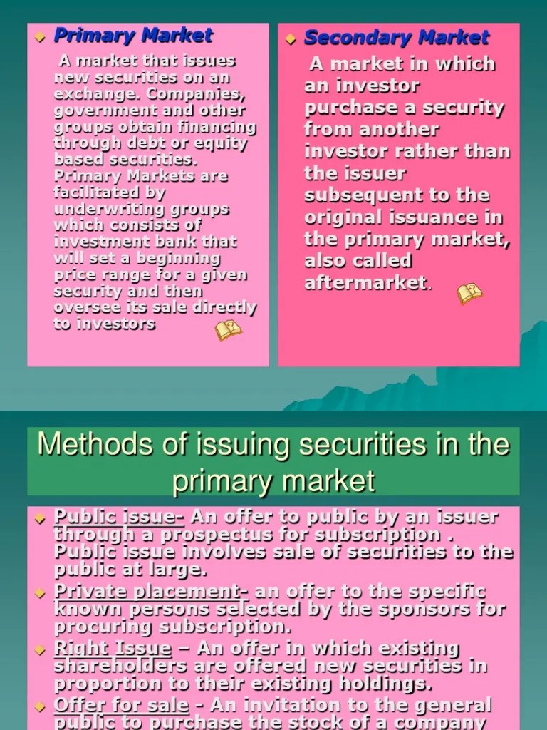 Structure Of Stock Exchange | PDF | Securities (Finance) | Secondary Market