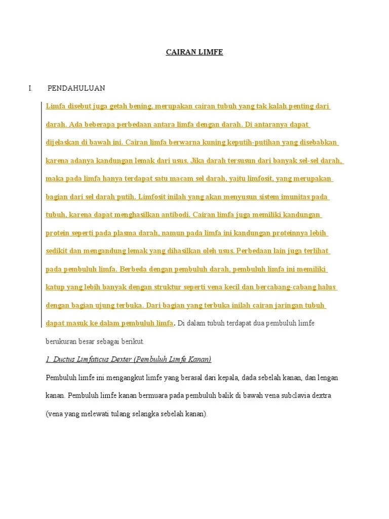 Jaringan Limfa | PDF