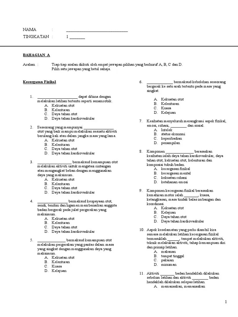 Bahasa melayu (bm), bahasa inggeris, matematik, sains pendidikan islam (pai), sejarah, geografi, bahasa arab, bahasa cina, bahasa tamil, bahasa malaysia, asas sains komputer (ask), reka bentuk dan teknologi (rbt). Soalan Pjpk Tingkatan 1 Benytr