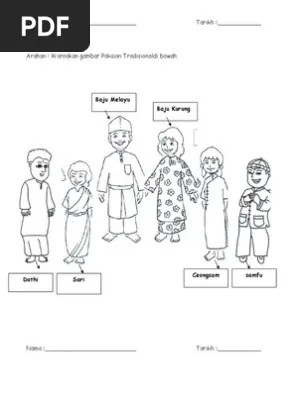Kartun Gambar Mewarna Pakaian Tradisional Melayu : Link Download Lembaran Kerja Mewarna Yang Terhebat Dan Boleh Di Lihat Dengan Segera Pendidikan Abad Ke 21