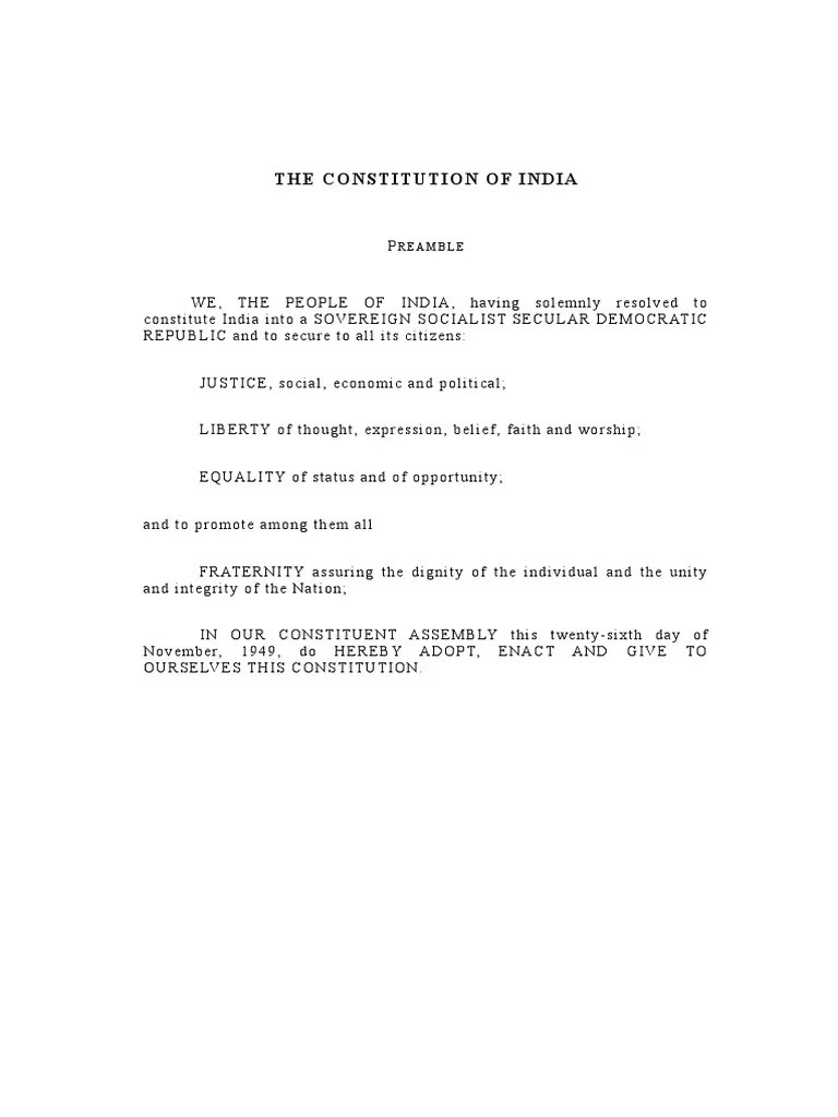 Indian Constitution And Articles | PDF | Political Charters | Constitutional Law