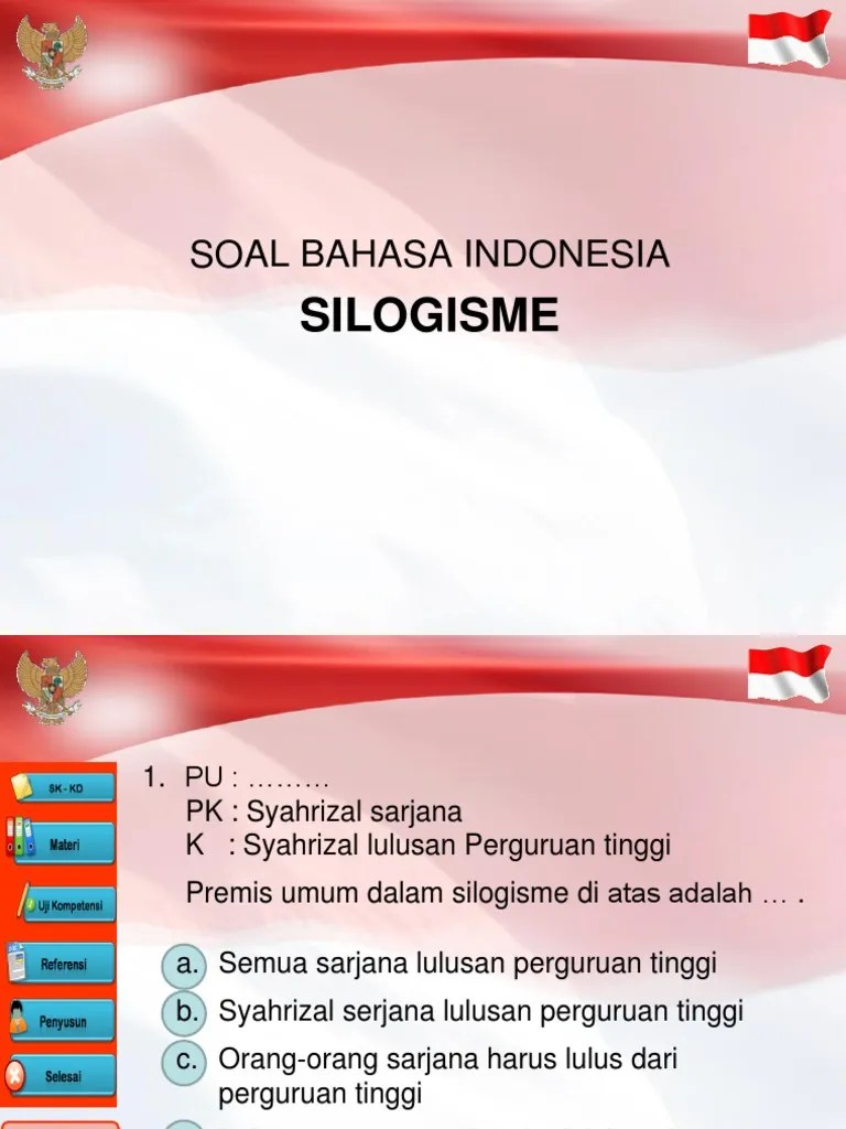 Download contoh soal tes masuk universitas swasta. Soal Silogisme Pdf