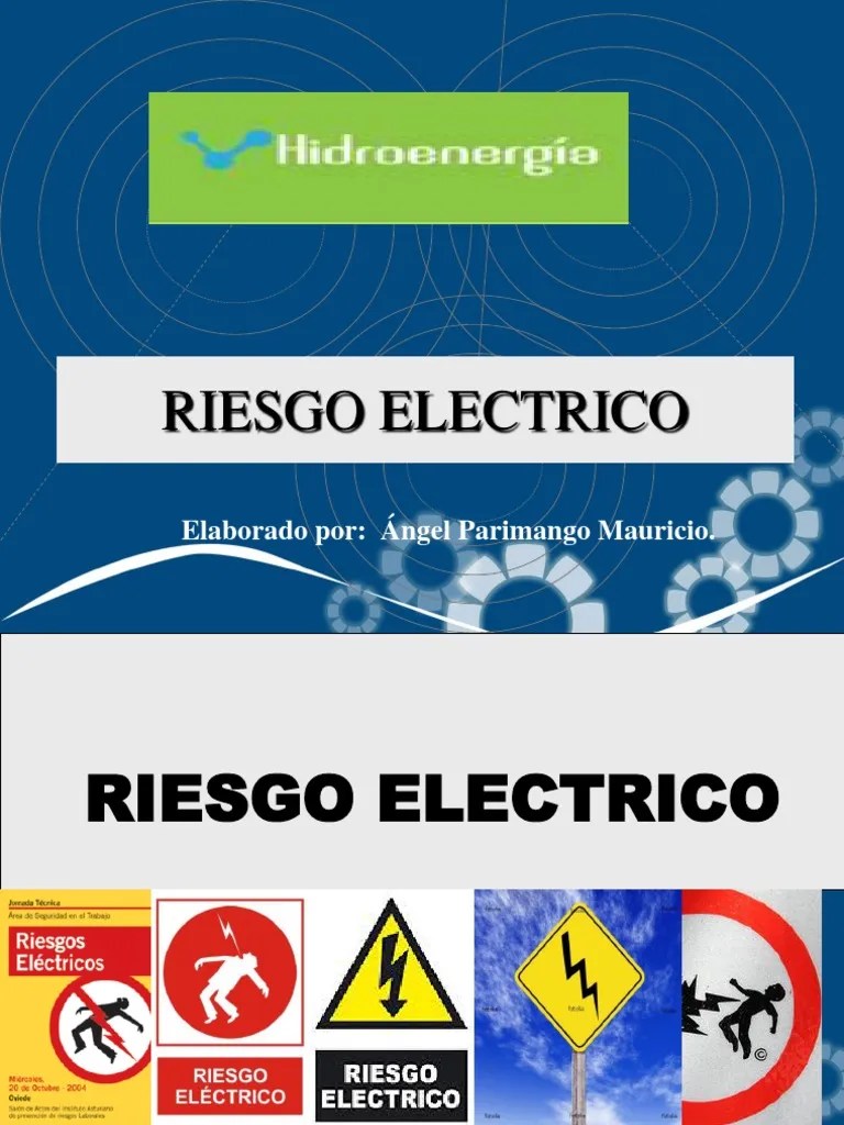 02 Curso Riesgo Electrico | PDF | Descarga Eléctrica | Corriente Eléctrica