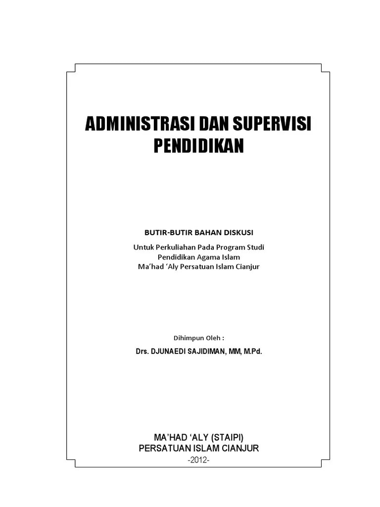 Administrasi Pendidikan | PDF