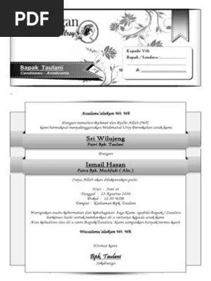 Download undangan tahlil bahasa jawa. Undangan Walimatul Ursy Simple Pdf