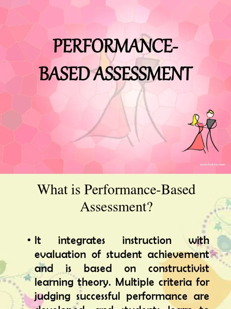 Performance Based Assessment | PDF | Educational Assessment | Teaching