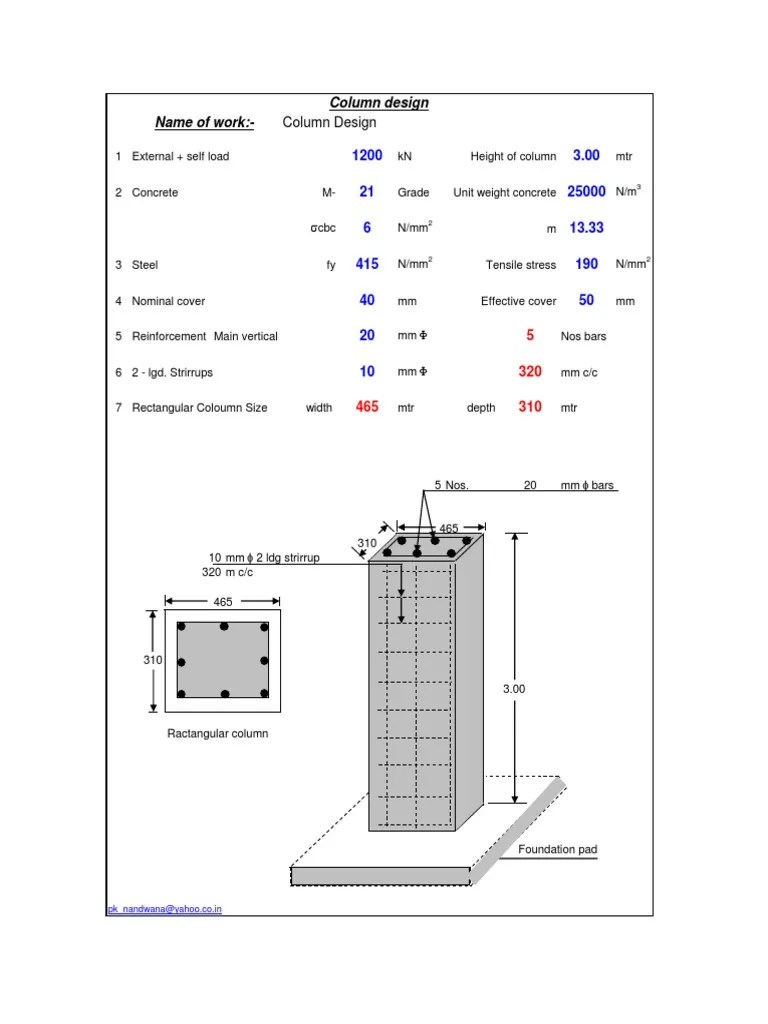 Design Of Column - 02 | PDF | Column | Architectural Design