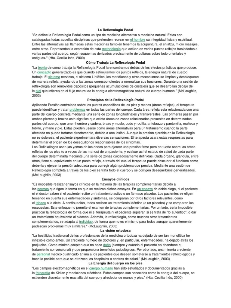 La Reflexología Podal | PDF | Reflexología | Hipertensión