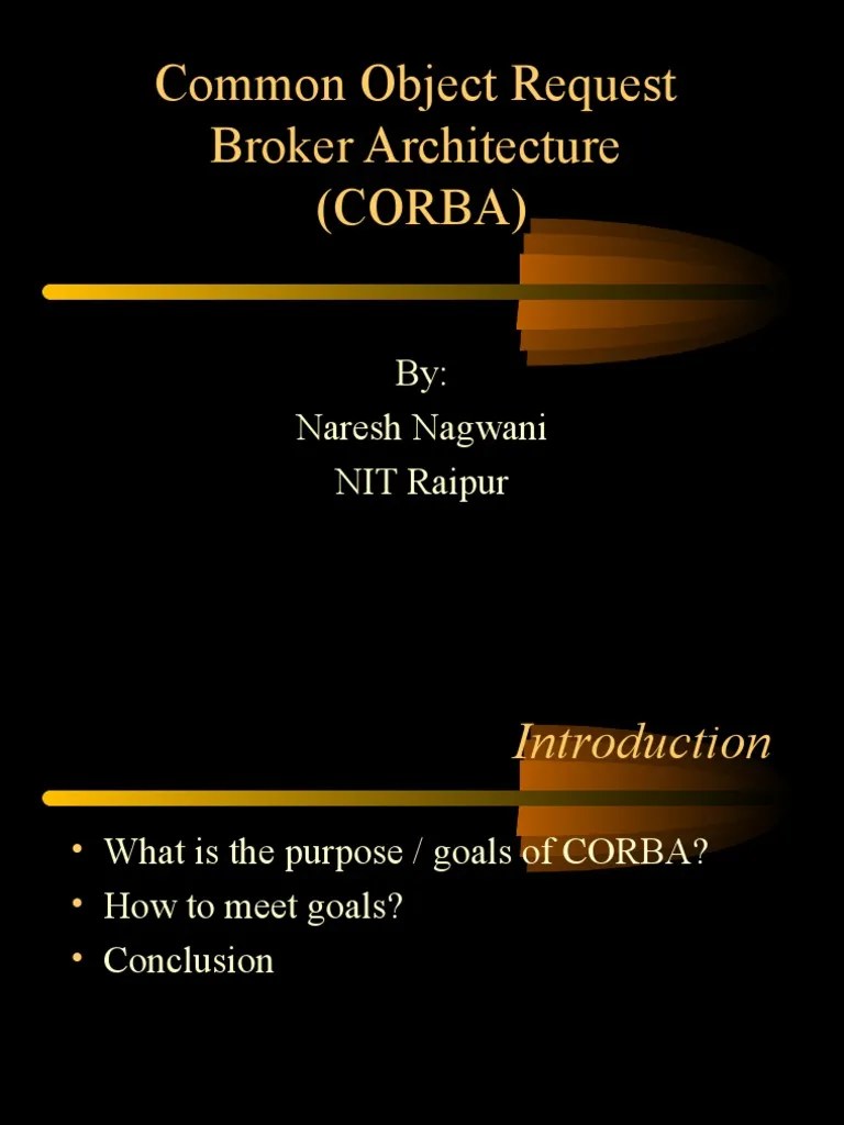 Common Object Request Broker Architecture (CORBA) | PDF | Common Object ...