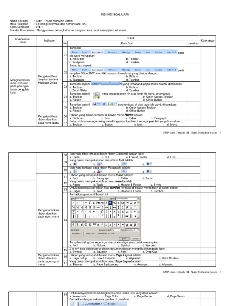 Teknologi informasi dan komunikasi kelas : Kartu Soal Tik Kls 9 Semester Genap Materi Soal