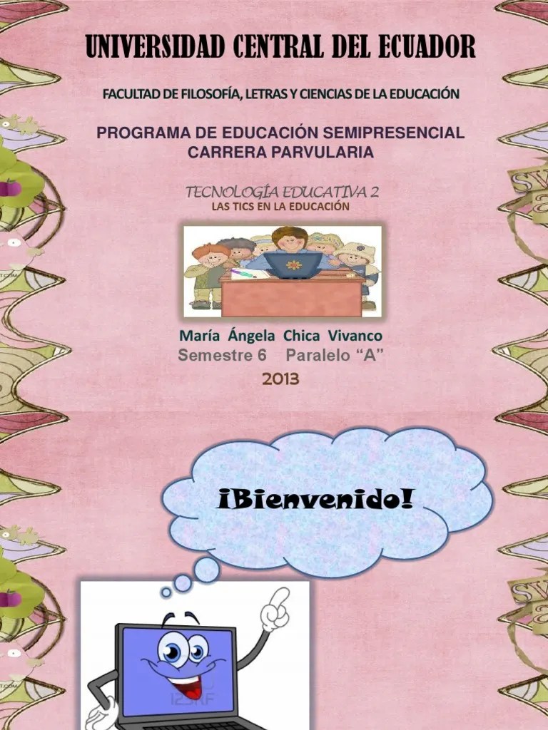 Las Tics En La Educación | PDF | Tecnología De Información Y Comunicaciones | Maestros