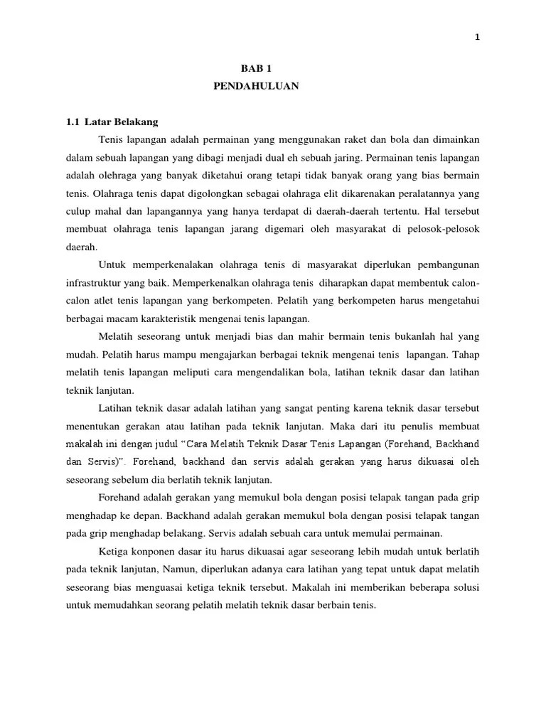 Makalah Tenis Lapangan 2
