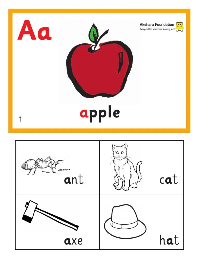 Hello English 1: Alphabet Flashcards | PDF