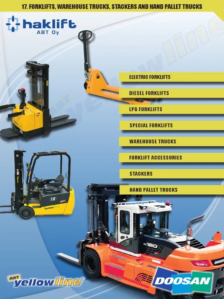 Forklifts, Warehouse Trucks, Stackers And Hand Pallet Trucks | PDF ...