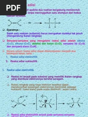 Reaksi Adisi | PDF