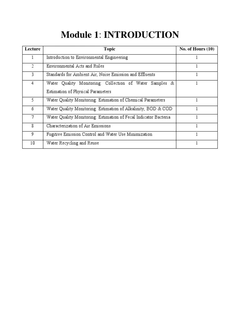 Introduction To Environmental Engineering | PDF | Sustainability ...