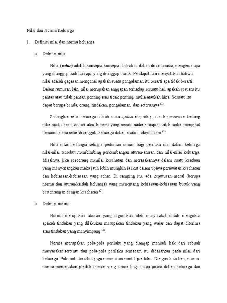 8.nilai Dan Norma Keluarga | PDF