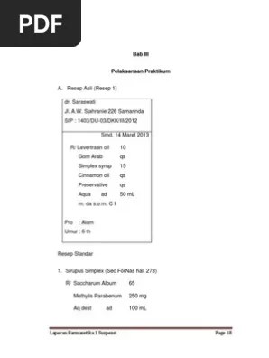Uji stabilitas fisik formulasi emulsi laksatif. Emulsi 1 Pdf
