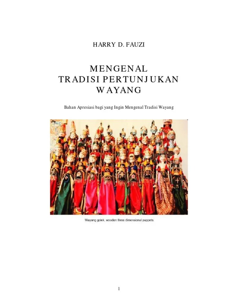 Mengenal Tradisi Pertunjukan Wayang | PDF