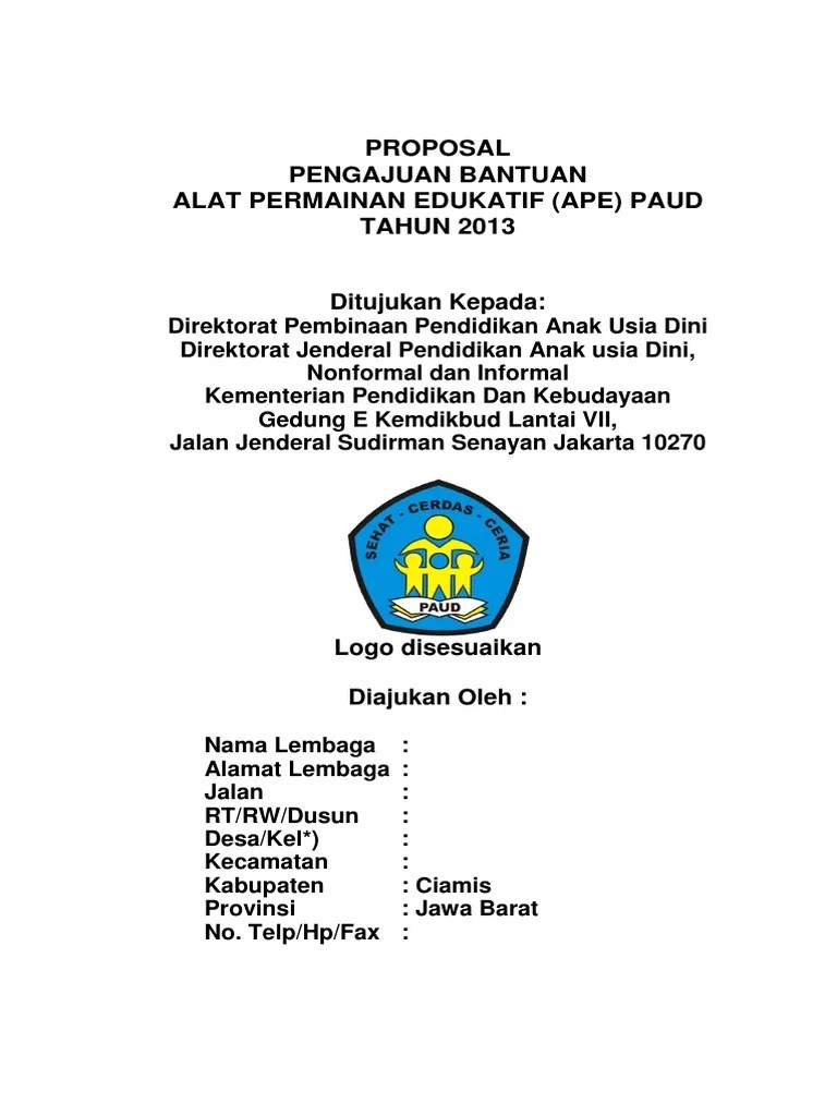 Itu tidak terdapat dalam proposal pengajuan, sehingga dana yang diperoleh . Contoh Proposal Pengajuan Dana Hibah Pendidikan - Contoh Enem
