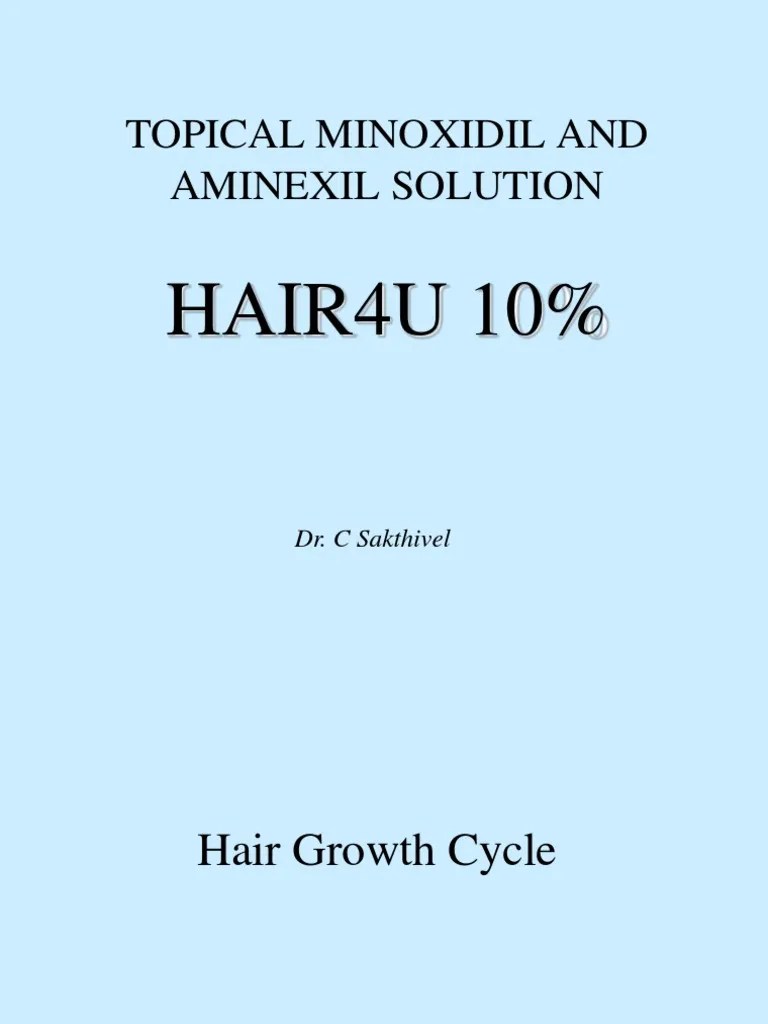 Hair4u 10 Medical Hair Loss Integumentary System