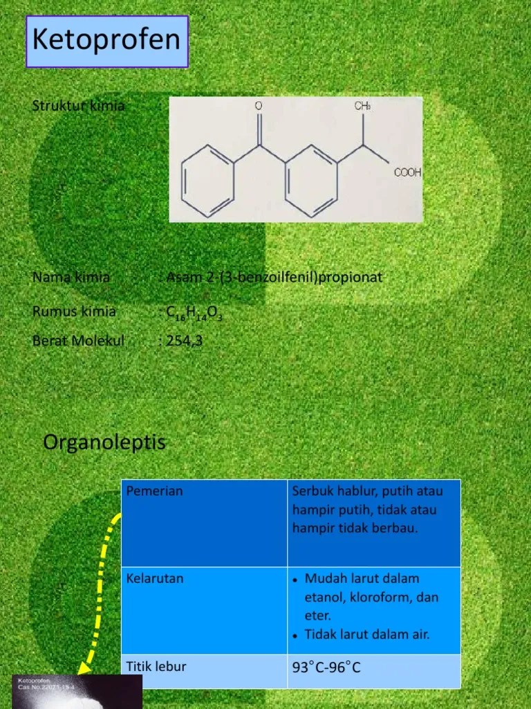 Ketoprofen: Struktur Kimia | PDF