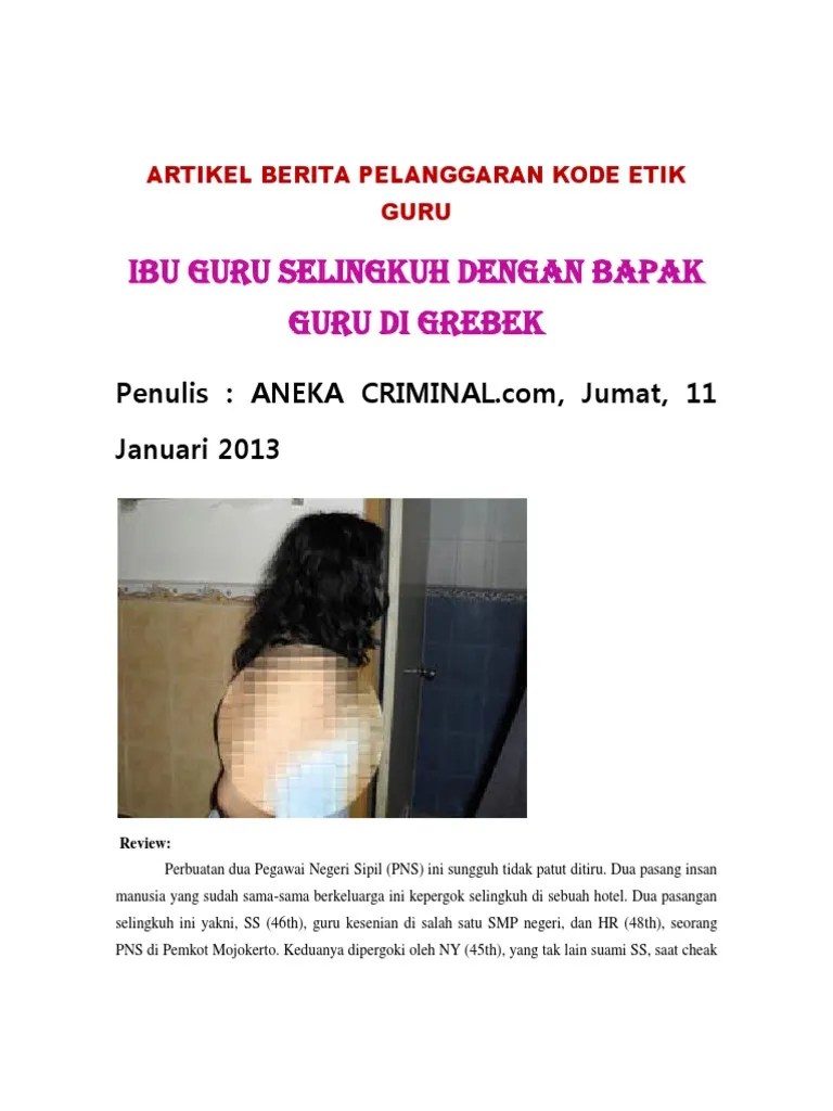 Contoh Pelanggaran Kode Etik Guru Di Sekolah 