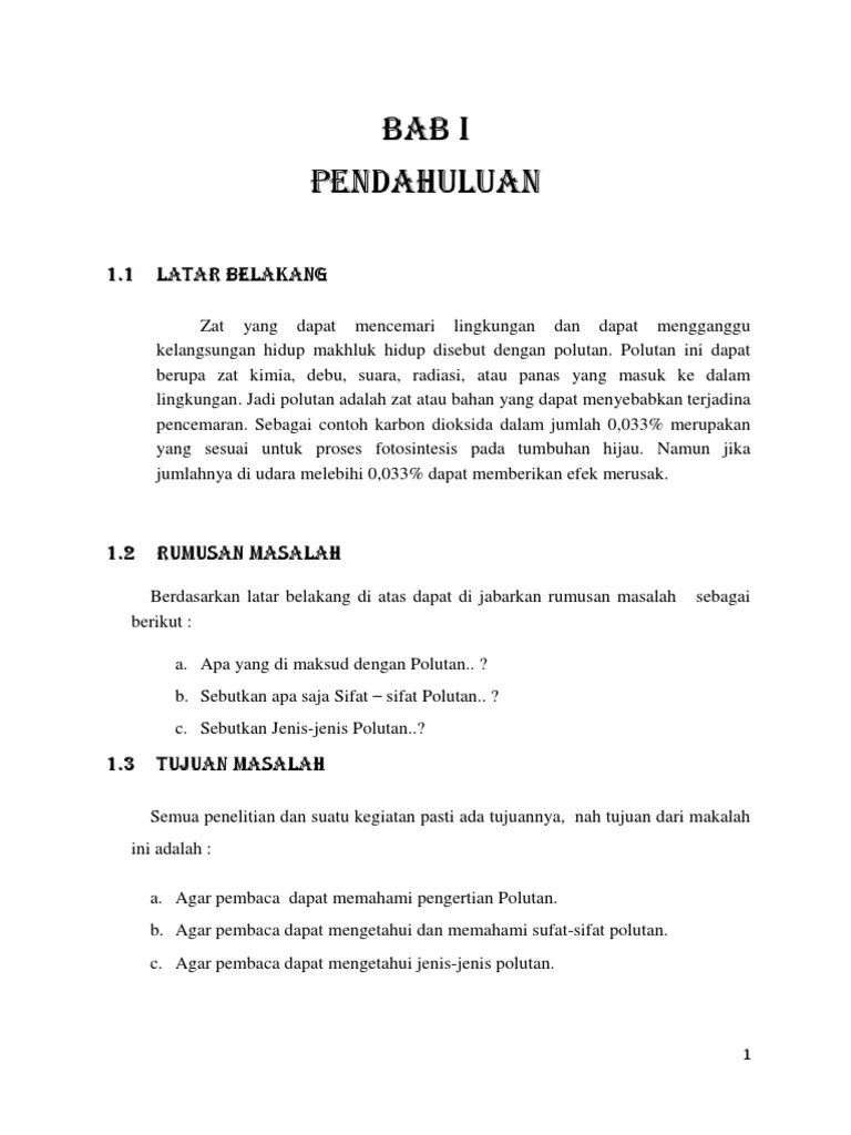 Contoh Rumusan Masalah Makalah - Mosaicone