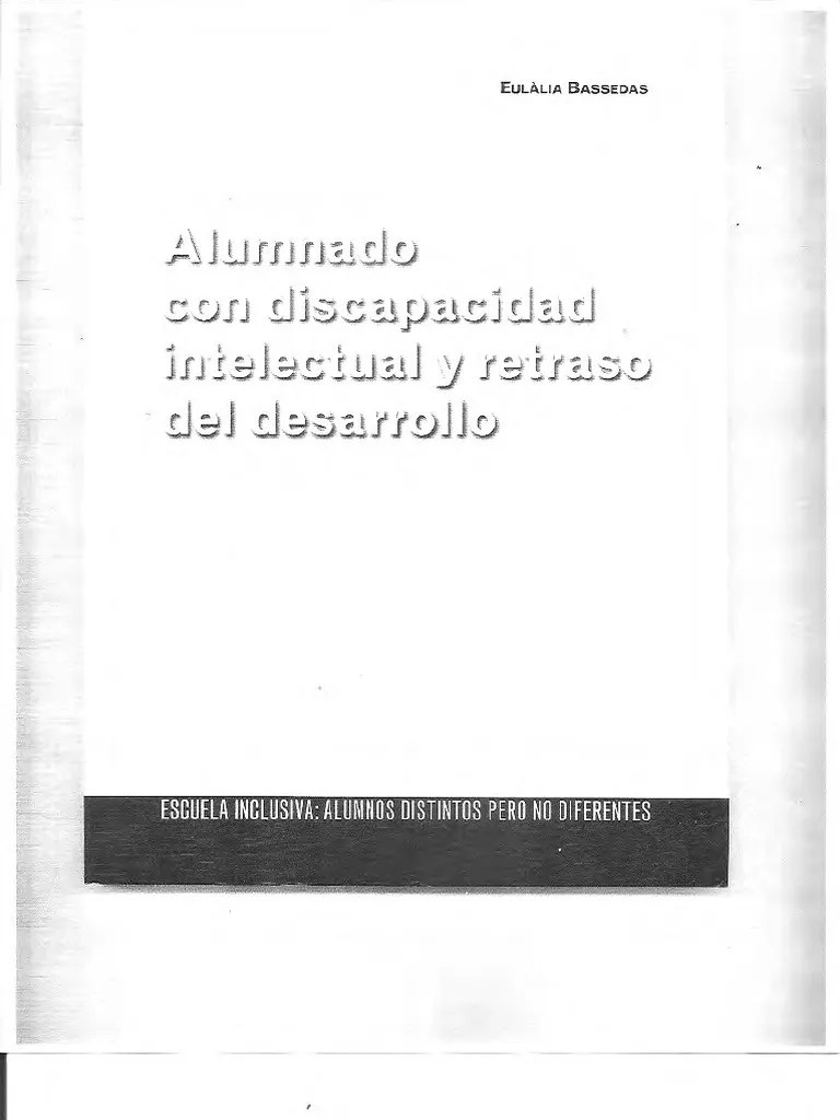 Alumnado Con Discapacidad Intelectual Y Retraso Del Desarrollo | PDF | Sicología | Educación ...