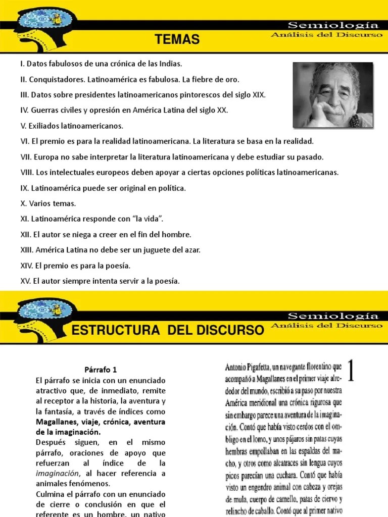 2003 Presentacion La Soledad De America Latina Gabriel Garcia Marquez | PDF | Gabriel García ...