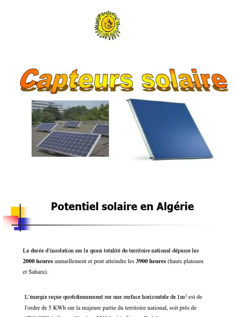 Cours Énergie Solaire M1 | PDF | Cellule Photovoltaïque | Soleil