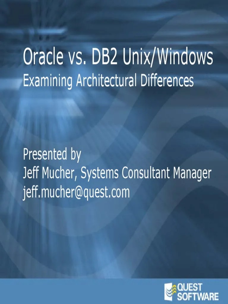 DB2 Vs Oracle | PDF | Oracle Database | Database Index