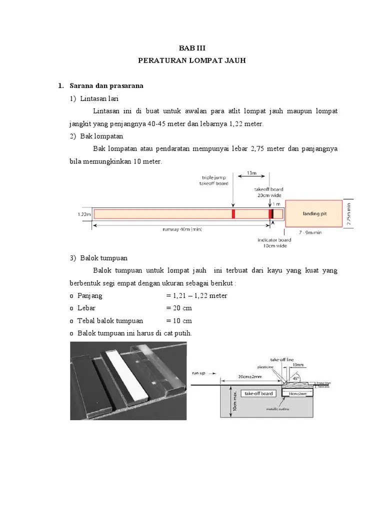 BAB III Peraturan Lompat Jauh | PDF