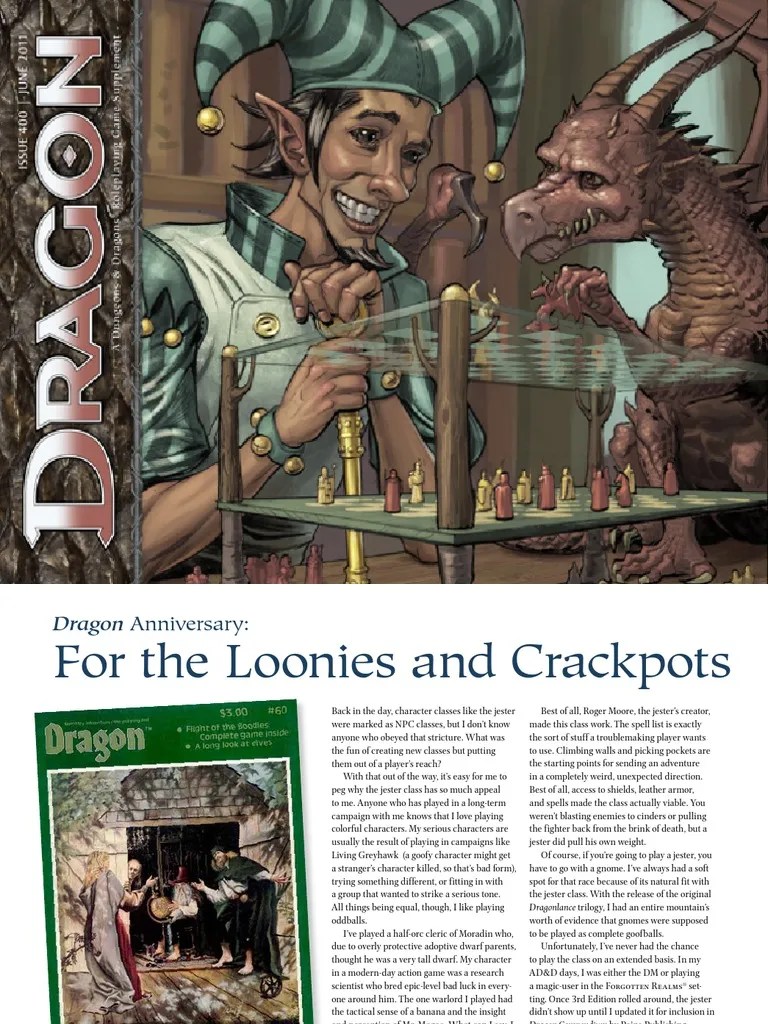 Dragon Magazine 400 | PDF | Dungeons & Dragons | Epoxy