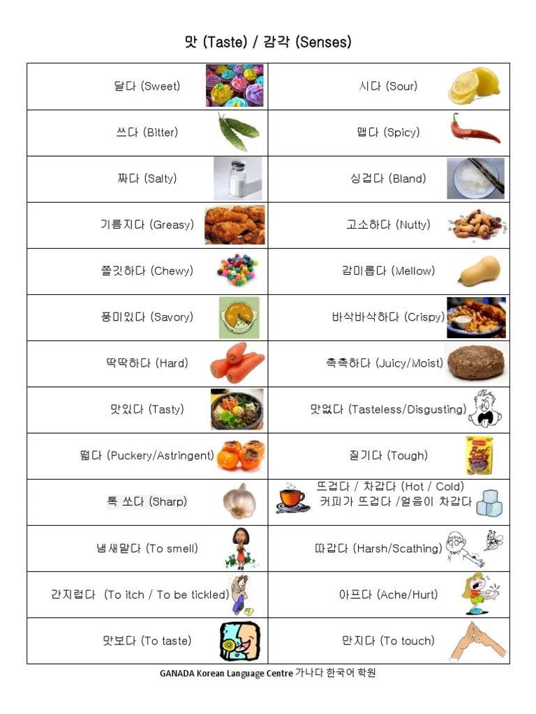 korean vocabulary
