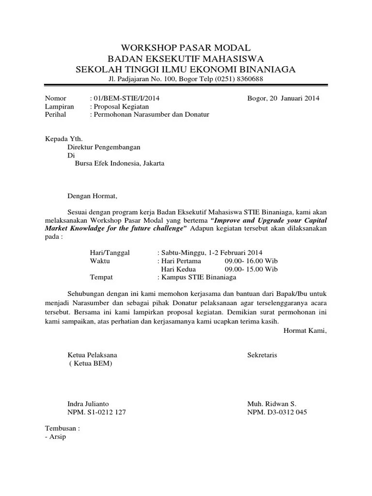 Berikut ini kami sampaikan undangan workshop emis untuk jenjang ra/ mi/ mts dan ma. Surat Permohonan Narasumber