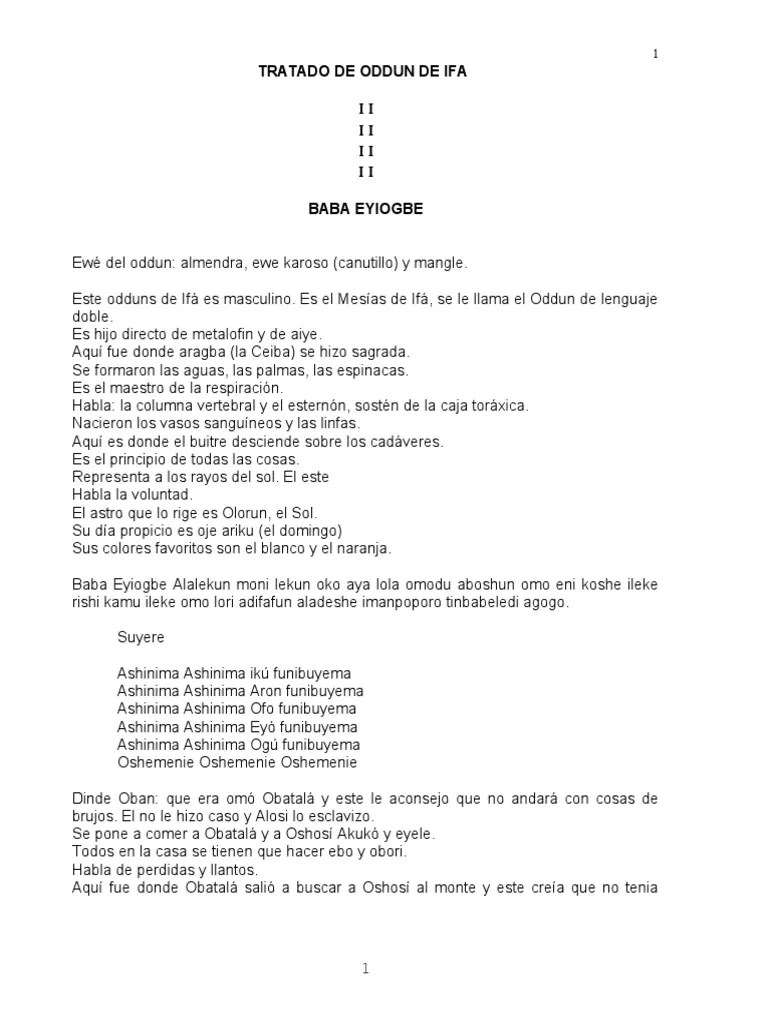 Libro Ifa | PDF | Santeria | Religión Y Creencia
