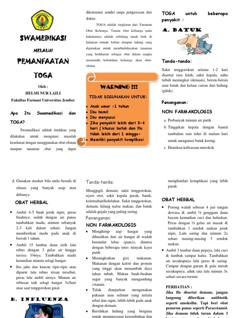 Materi Penyuluhan Leaflet PDF | PDF