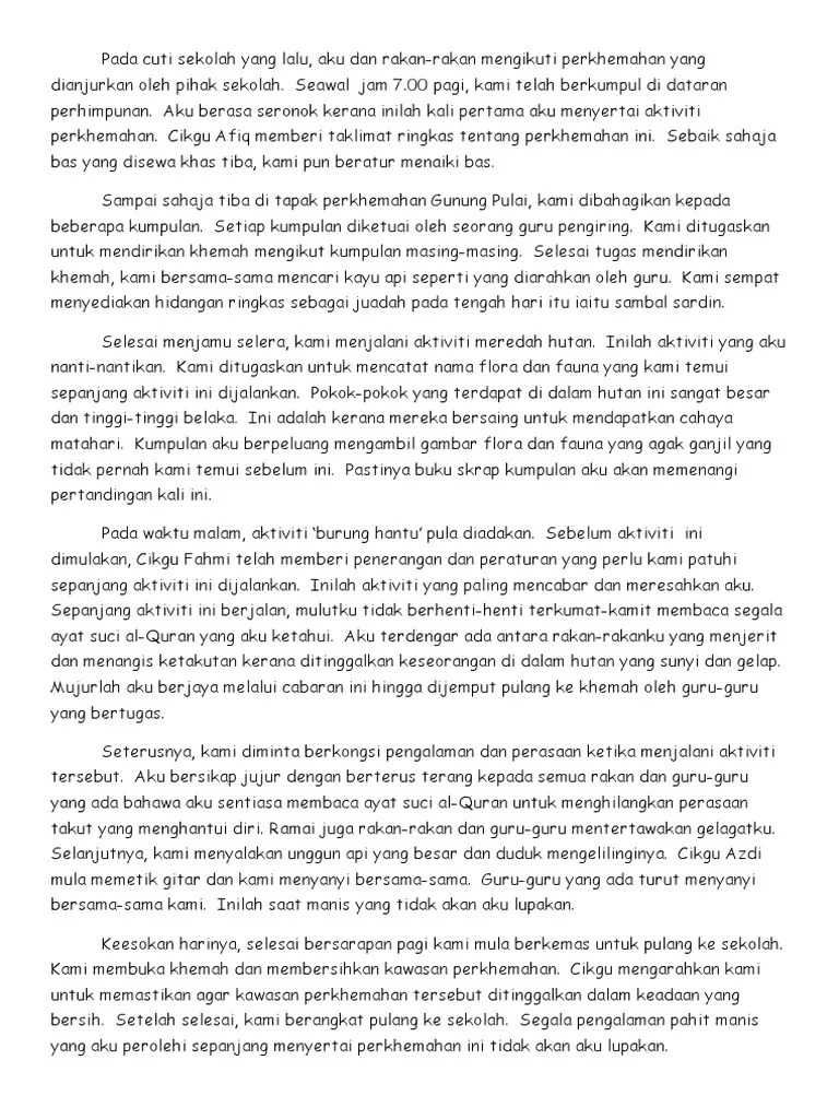 Pelajar boleh menggunakan contoh karangan yang disertakan di bawah untuk mengulang kaji. Nursabarini Contoh Karangan Spm Bahagian A Karangan Bahan Rangsangan Bahagian A Kertas 1 Spm A Memuatkan Karangan Bahagian A Dan Bahagian B Dengan Persembahan Mengikut Format Peperiksaan Spm Terkini