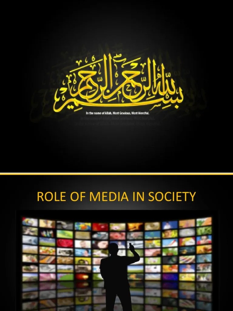 Role Of Media In Society | PDF | Mass Media | Broadcasting