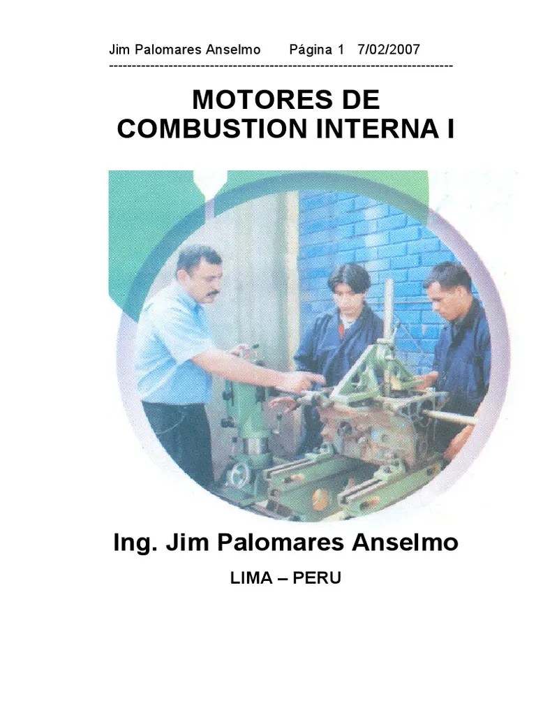 Motores De Combustion Interna I | PDF | Motores | Tecnología Energética