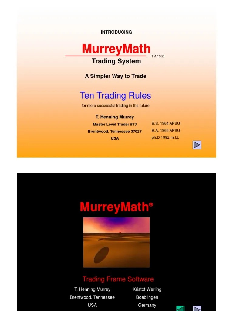 Math Murray Guide | PDF | Algorithmic Trading | Green