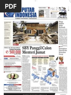 EPaper Harian Seputar Indonesia 12 Oktober 2009 | PDF