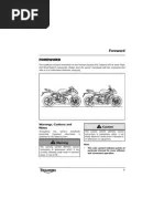 Triumph Street Triple 675 2013 Owners Manual Anti Lock